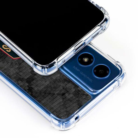 NBA Cleveland Cavaliers Dark Rust Moto G 5G (2024) Clear Case